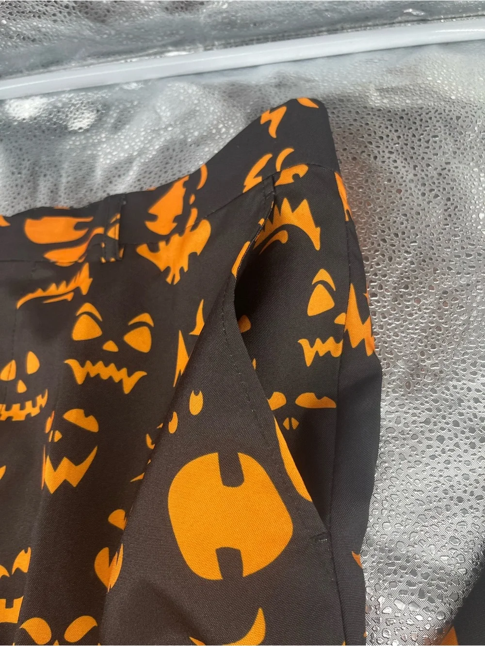 Braveman Mens Halloween Pumpkin Suit Jacket Pants 42R 36W Jack O Novelty Large